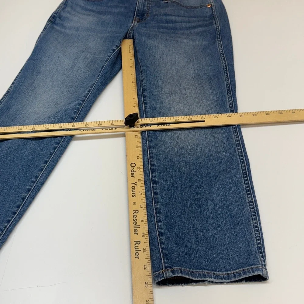 J Crew Jeans Womens 29P Blue Vintage Slim Straight Denim Classic Workwear